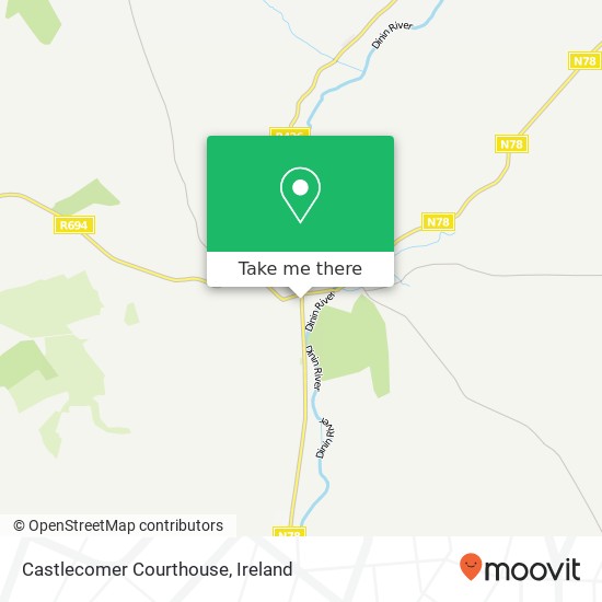Castlecomer Courthouse map