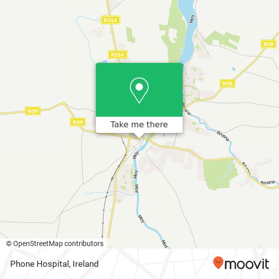 Phone Hospital map