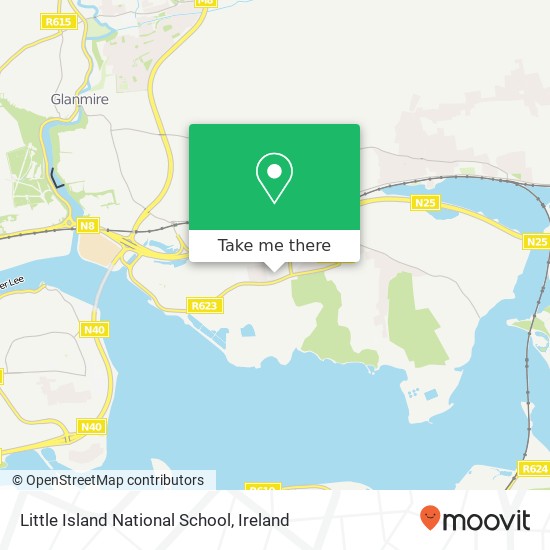 Little Island National School map