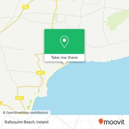 Ballyquinn Beach map