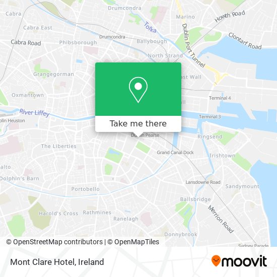 Mont Clare Hotel map