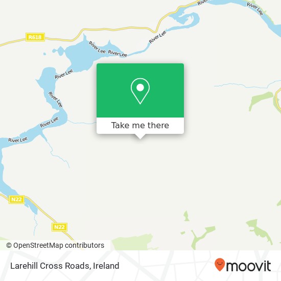 Larehill Cross Roads map