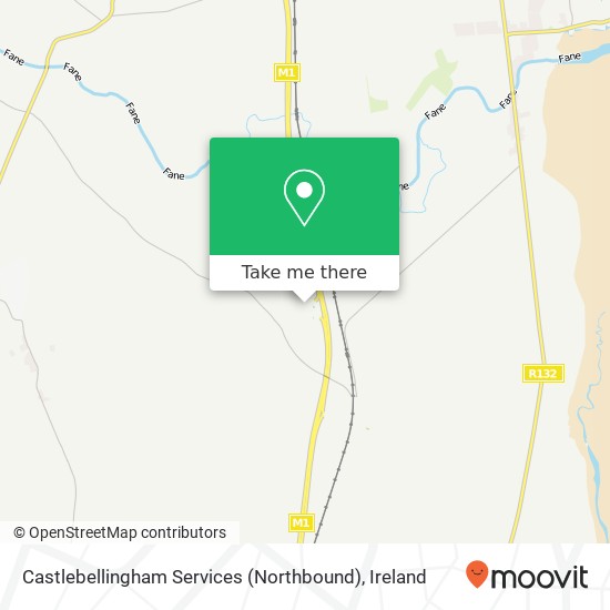 Castlebellingham Services (Northbound) map