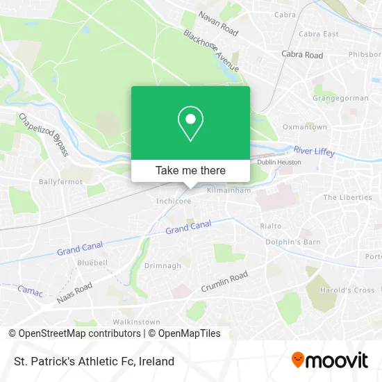 St. Patrick's Athletic Fc map