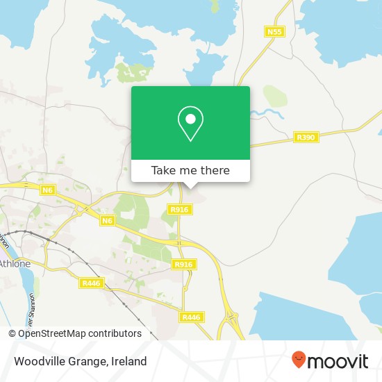 Woodville Grange map