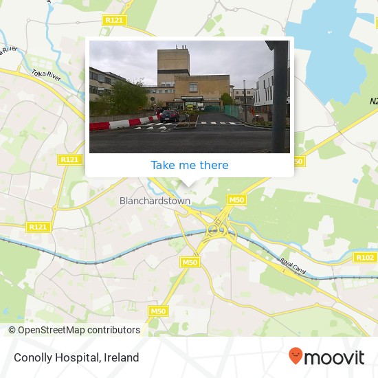Conolly Hospital map