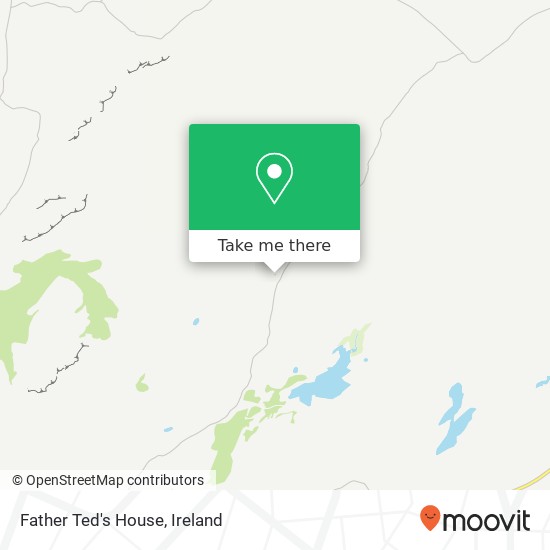 Father Ted's House map