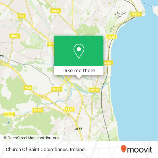 Church Of Saint Columbanus map