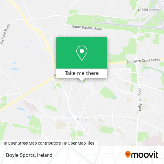 Boyle Sports map