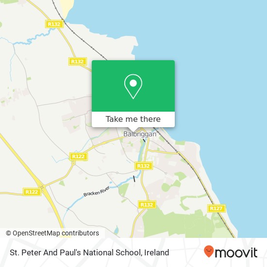 St. Peter And Paul's National School map