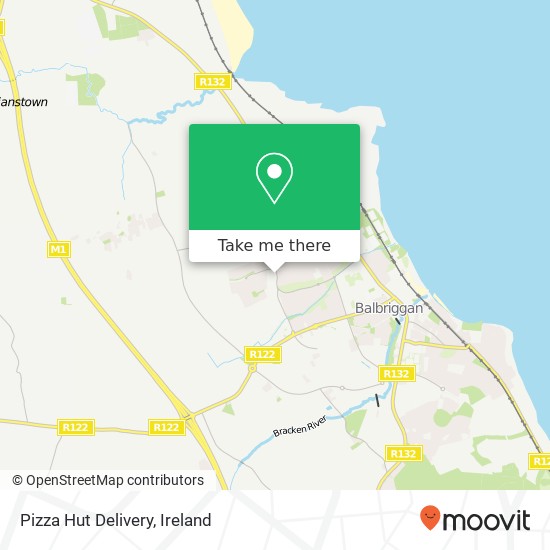 Pizza Hut Delivery map