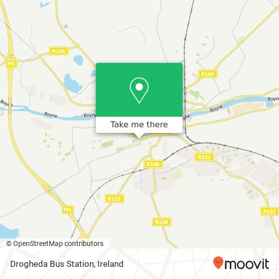 Drogheda Bus Station map