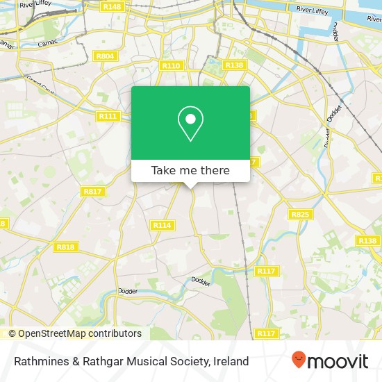Rathmines & Rathgar Musical Society map