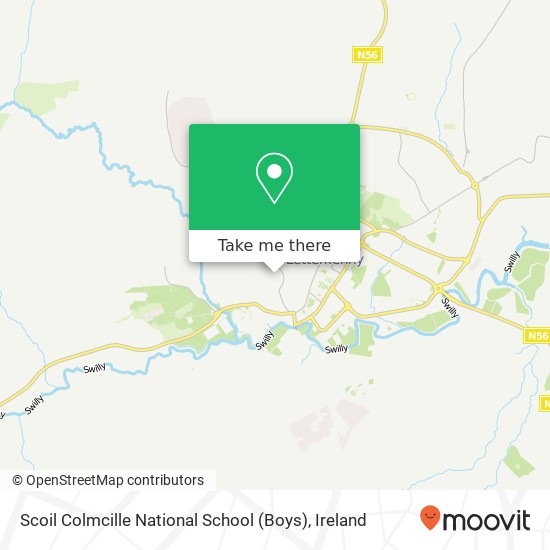 Scoil Colmcille National School (Boys) map