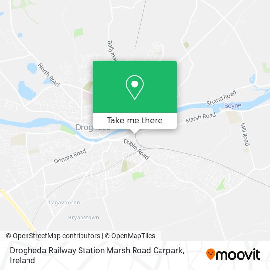 Drogheda Railway Station Marsh Road Carpark plan