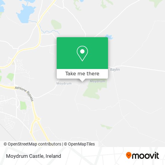 Moydrum Castle map