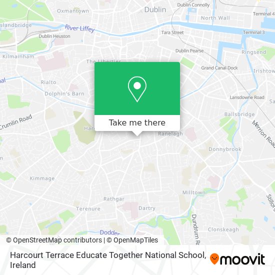 Harcourt Terrace Educate Together National School map
