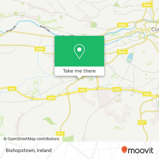 Bishopstown map