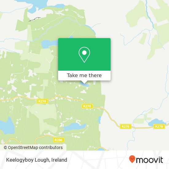 Keelogyboy Lough map