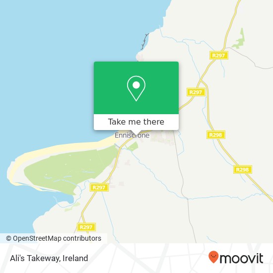 Ali's Takeway map
