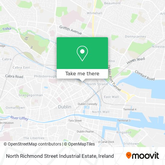 North Richmond Street Industrial Estate map