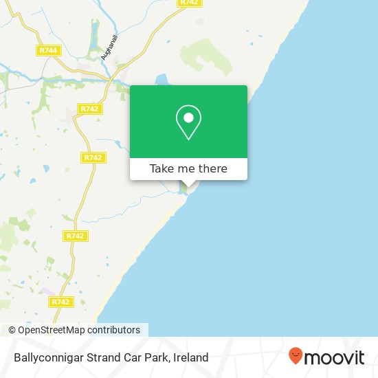 Ballyconnigar Strand Car Park map