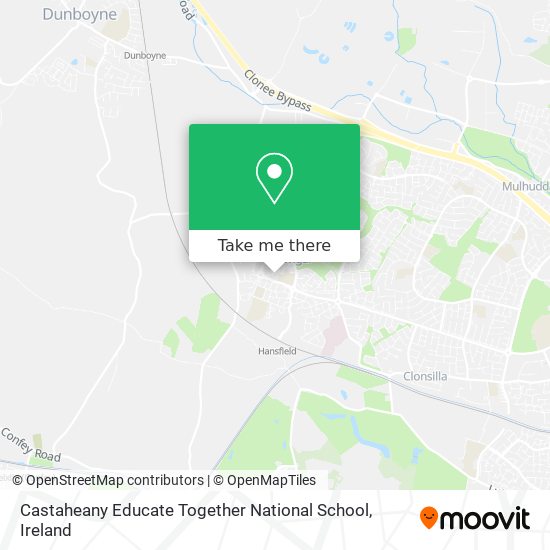 Castaheany Educate Together National School map