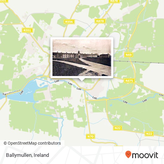 Ballymullen map