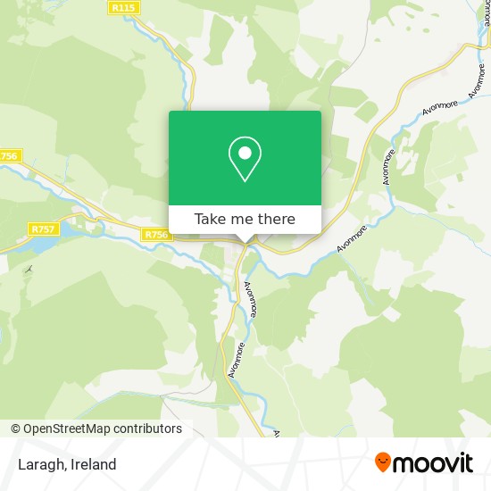 Laragh map