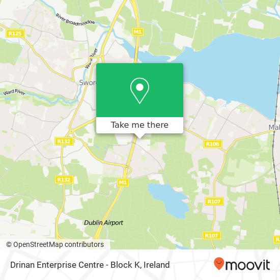 Drinan Enterprise Centre - Block K map