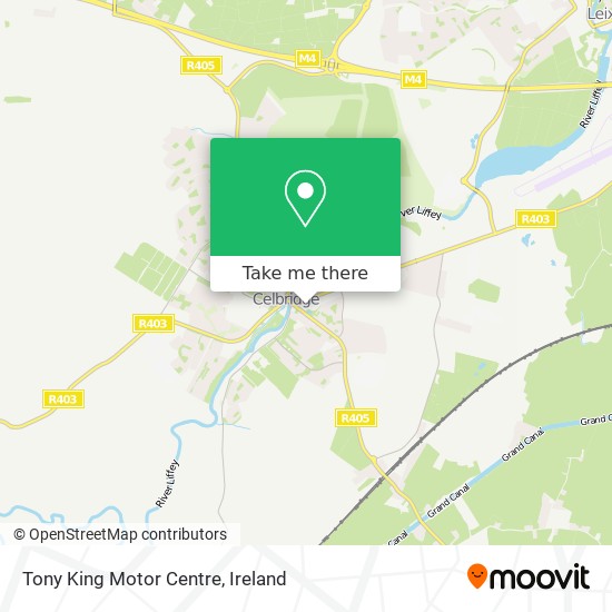 Tony King Motor Centre map