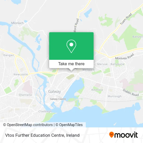 Vtos Further Education Centre map