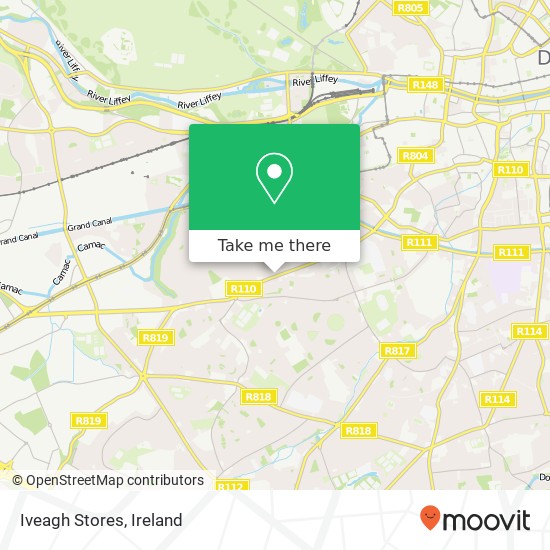 Iveagh Stores map
