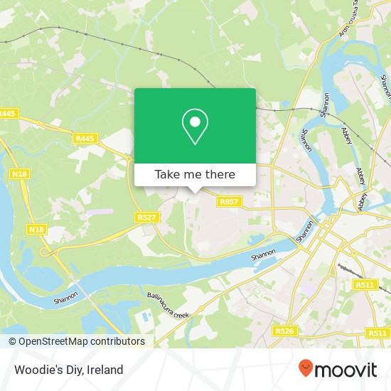 Woodie's Diy map