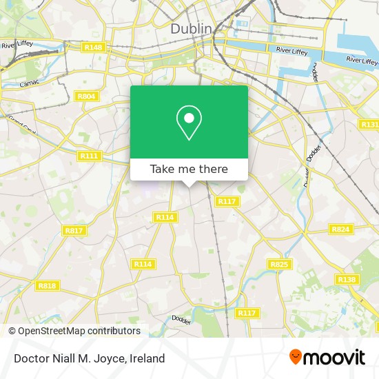Doctor Niall M. Joyce map