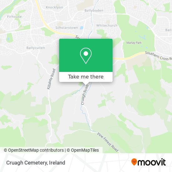 Cruagh Cemetery map