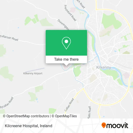 Kilcreene Hospital map