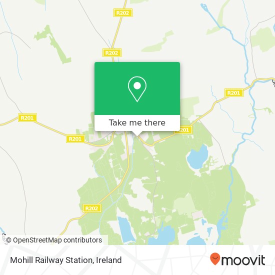 Mohill Railway Station plan