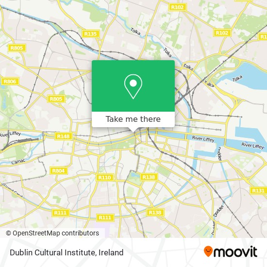 Dublin Cultural Institute map