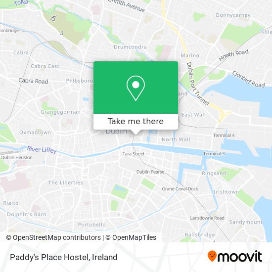 Paddy's Place Hostel map