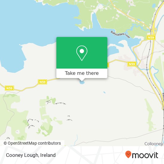 Cooney Lough map