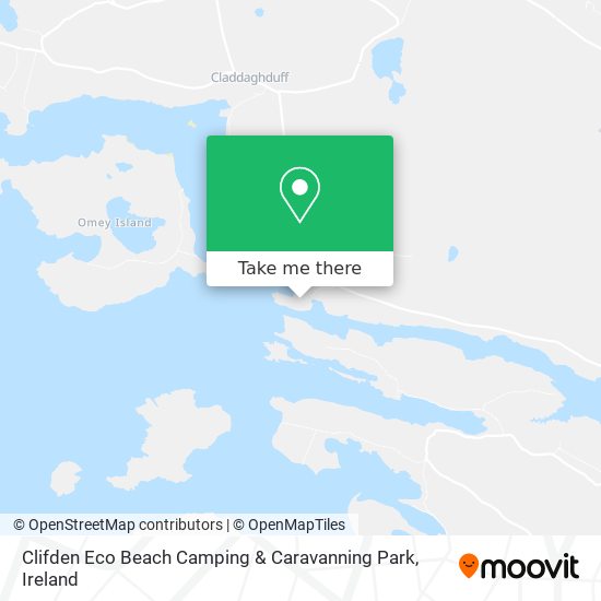 Clifden Eco Beach Camping & Caravanning Park map