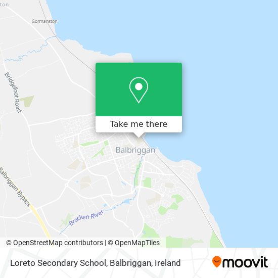 Loreto Secondary School, Balbriggan map