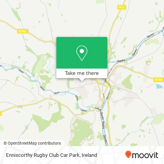 Enniscorthy Rugby Club Car Park map