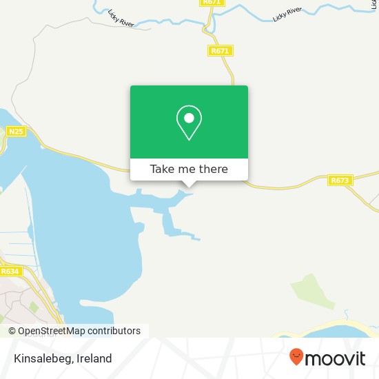 Kinsalebeg map