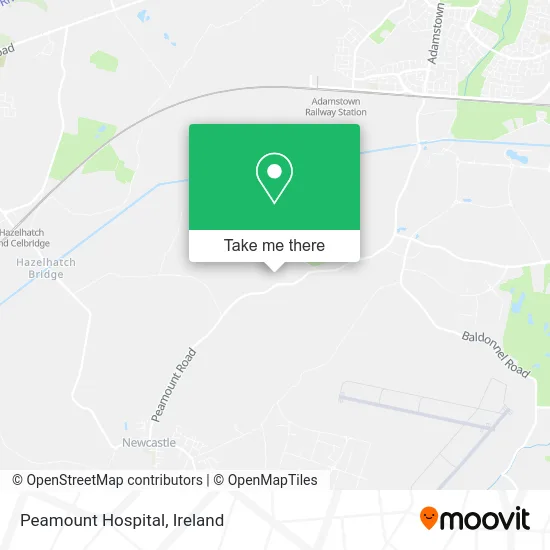 Peamount Hospital map