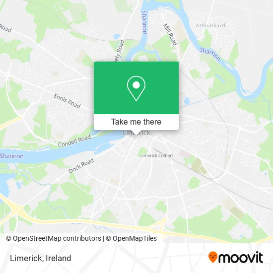 Limerick City East Map How To Get To Limerick In Henry Street By Bus Or Train?