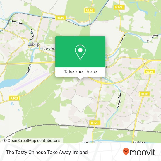 The Tasty Chinese Take Away map