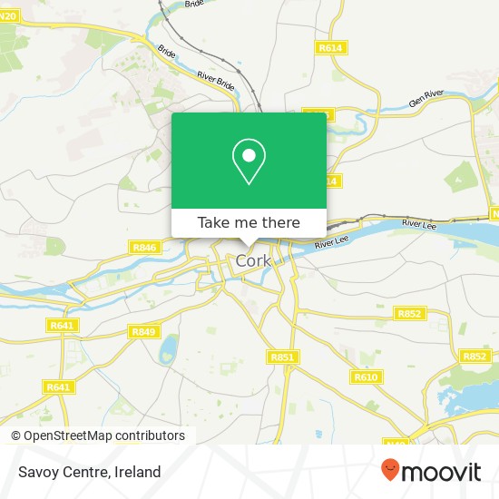 Savoy Centre map