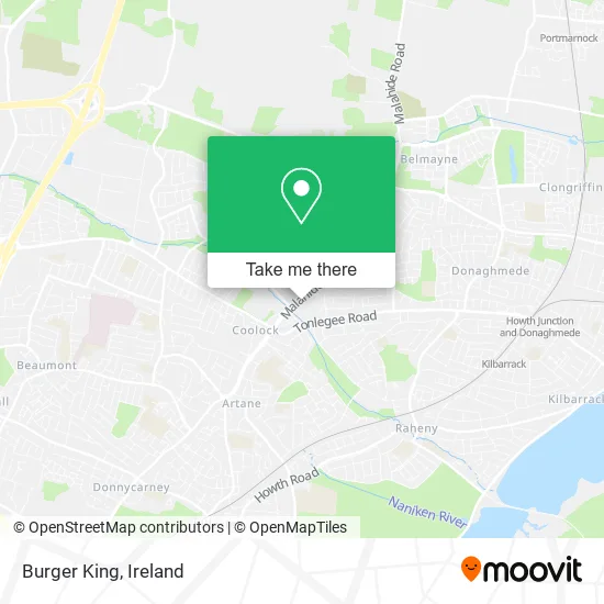 Burger King map